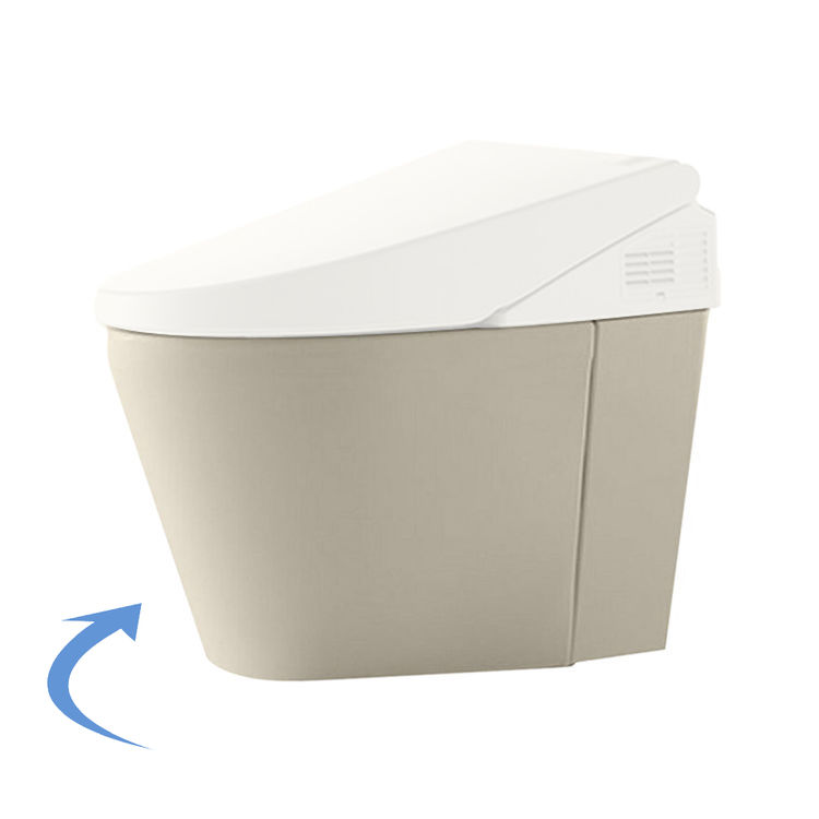 View 2 of Toto CT980CMG#12 Toto Neorest 550 Elongated Toilet Bowl Only, Sedona Beige - CT980CMG#12 