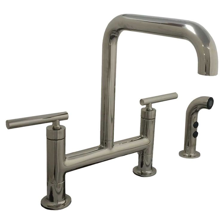 Kohler 75484SN Kohler K75484SN Purist Deckmount Bridge Faucet w