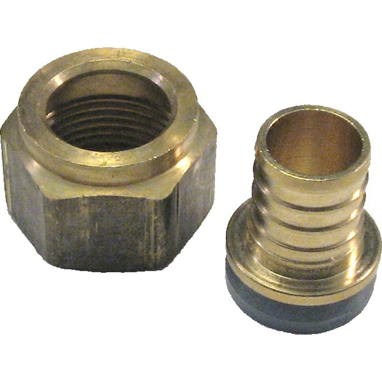 3/4 Inch PEX Female Swivel Adapter, Brass Construction