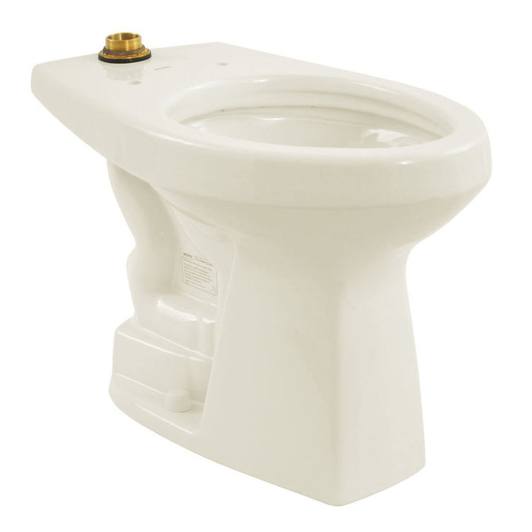 Toto CT705ELN#12 Toto CT705ELN#01 Cotton Commercial Elongated Toilet Bowl Only