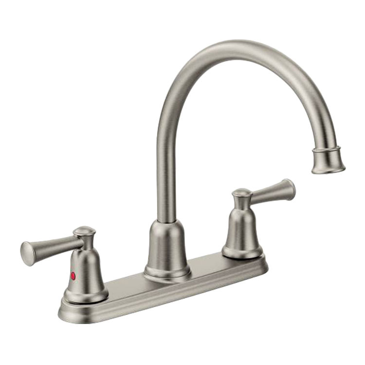 Cleveland Faucet 41611CSL Cleveland 41611CSL CapstoneTwo Handle Kitchen Faucet - Classic Stainless