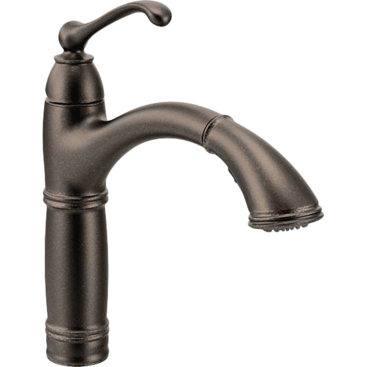 Moen S73709ORB Moen S73709ORB Brookshire Oil Rubbed Bronze One-Handle High Arc Kitchen Faucet