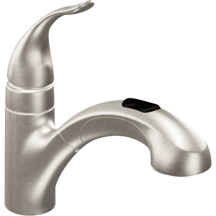 Moen 67315srs Integra Spot Resist Stainless One Handle Low Arc Kitchen Faucet