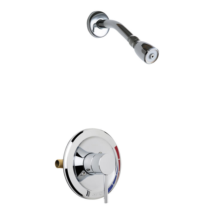 Chicago Faucet SH-PB1-02-000 Chicago SH-PB1-02-000 Chrome Shower Only Trim with Valve