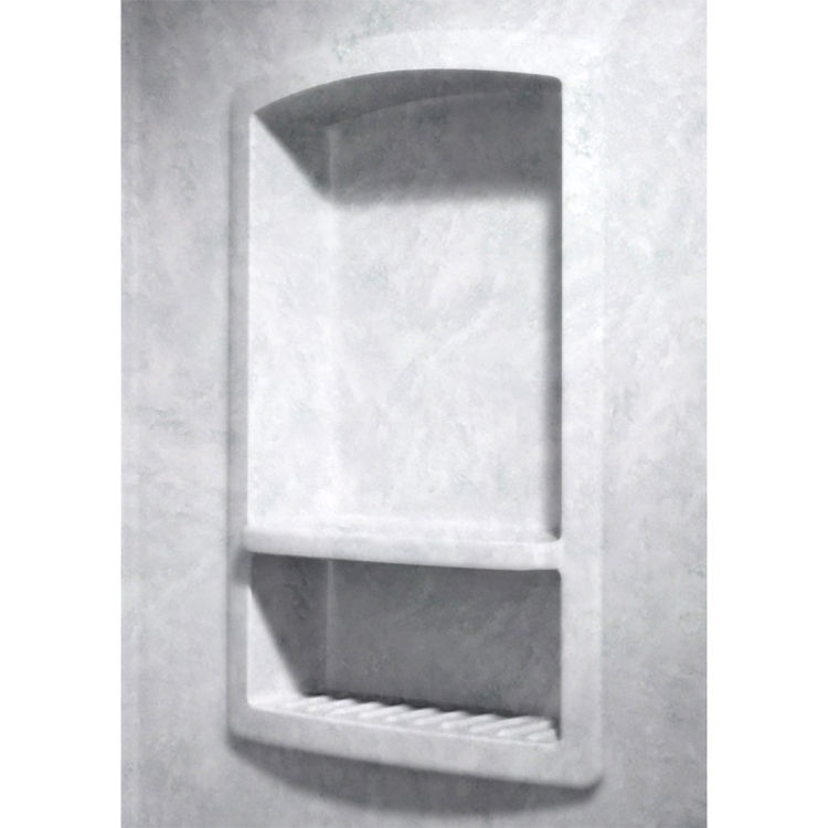 Swanstone RS2215130 Ice Recessed Shampoo Shelf PlumbersStock