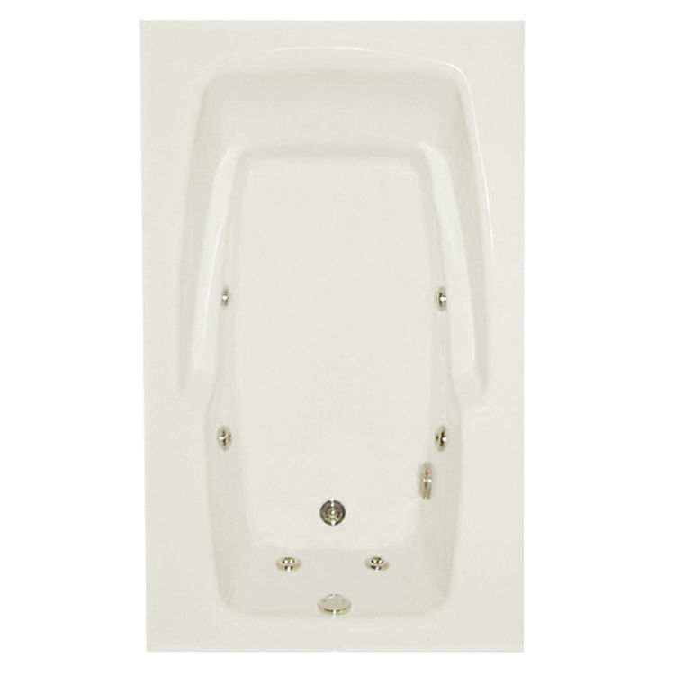 Mansfield 6119A-BONE Mansfield 3660TFS LH Pro-Fit Whirlpool with Access Panel Model 6119A-BONE