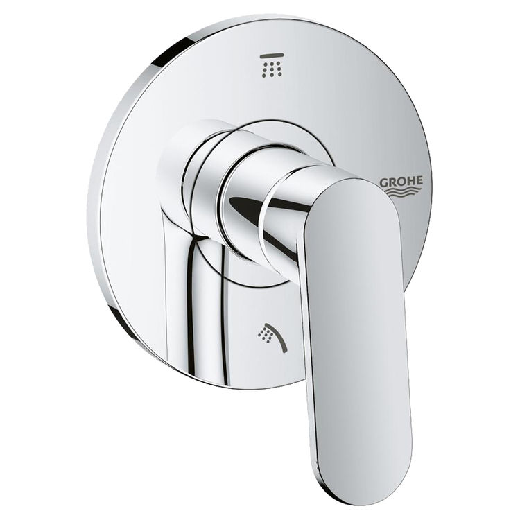 Grohe 118307 Europlus 3Port Diverter Valve Trim, StarLight Chrome