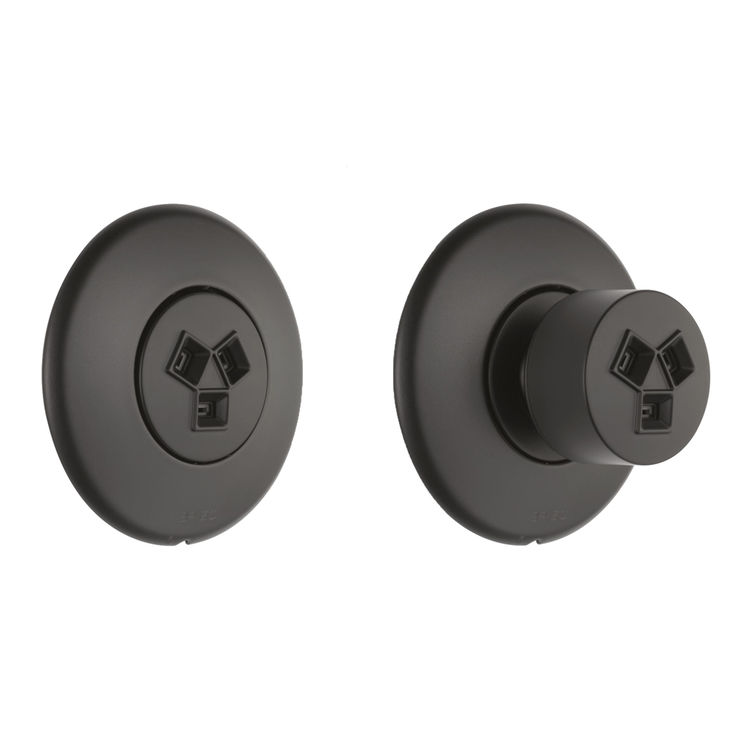 Brizo SH84102-BL Brizo SH84102-BL Matte Black Invigorating HydraChoice Round Body Spray Sprayhead
