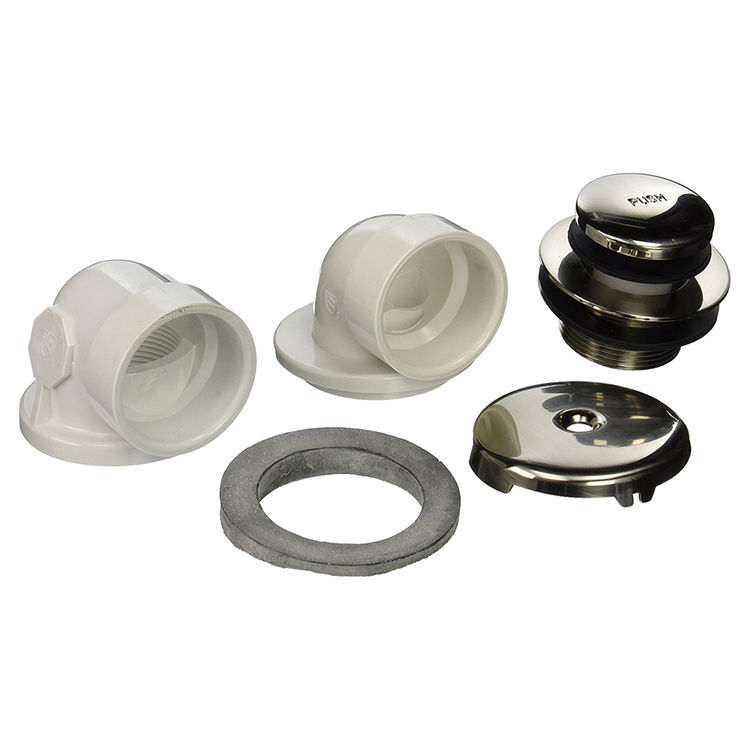 Jones Stephens B0754BN Jones Stephens B0754BN Brushed Nickel Toe Touch Half Kit - PVC