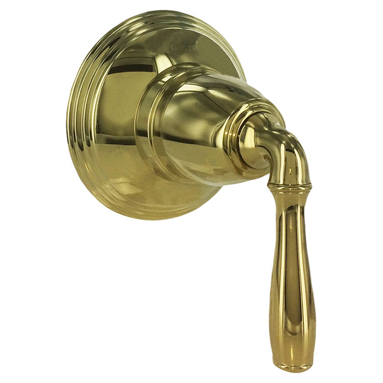 Kohler T10358-4-PB Kohler K-T10358-4-PB Devonshire Polished Brass Thermo Control Valve Trim