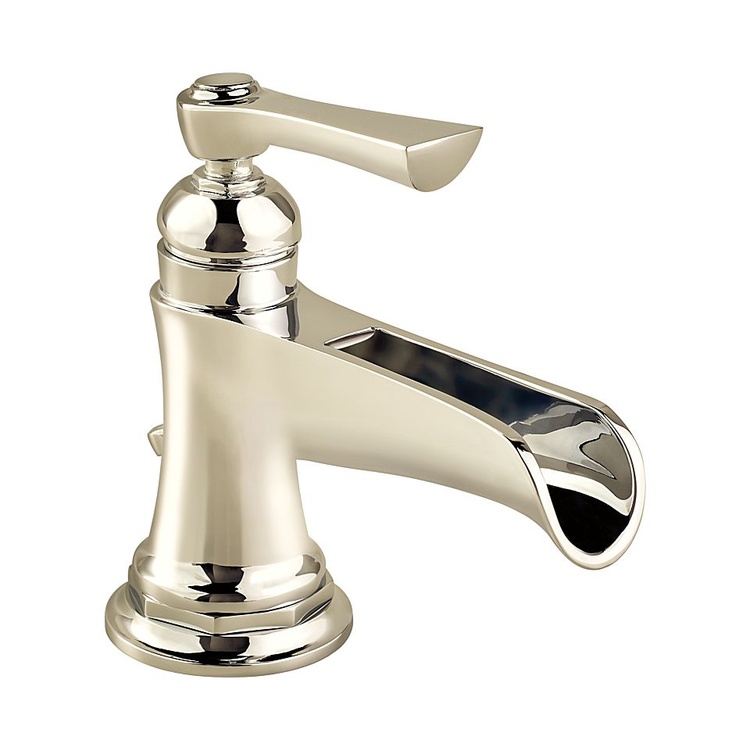 Brizo 65061LF-PN Brizo 65061LF-PN Polished Nickel Rook One Handle Lavatory Faucet