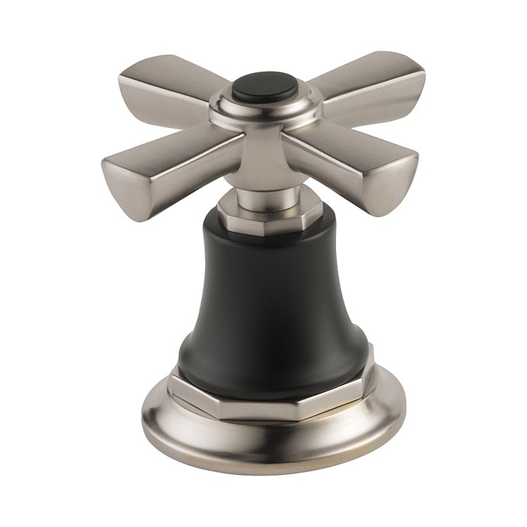 Brizo HX661-NKBL Brizo HX661-NKBL Luxe Nickel/Matte Black Rook Roman Tub Cross Handle Kit