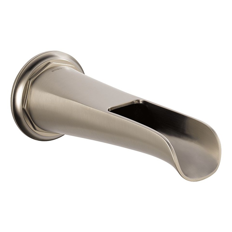 Brizo RP78583NK Brizo RP78583NK Luxe Nickel Rook Channel Tub Spout - Non-Diverter