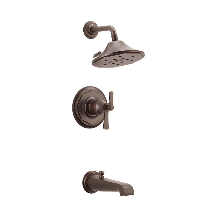 Brizo T60461-RB Brizo T60461-RB Venetian Bronze Rook Thermostatic Tub/Shower Trim