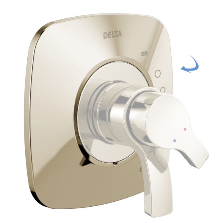 Delta RP78722PN Delta RP78722PN Polished Nickel Shower Escutcheon