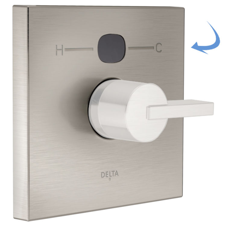 Delta RP78577SS Delta RP78577SS Angular Modern Temp20 Escutcheon - Stainless