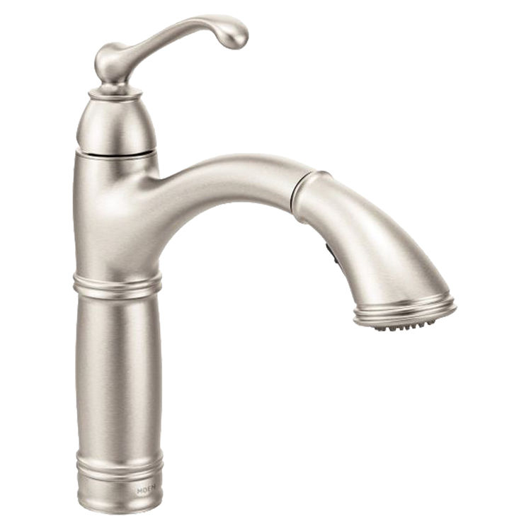 Moen 7295SRS MOEN 7295SRS BRANTFORD ONE HANDLE PULLOUT KITCHEN FAUCET STAINLESS