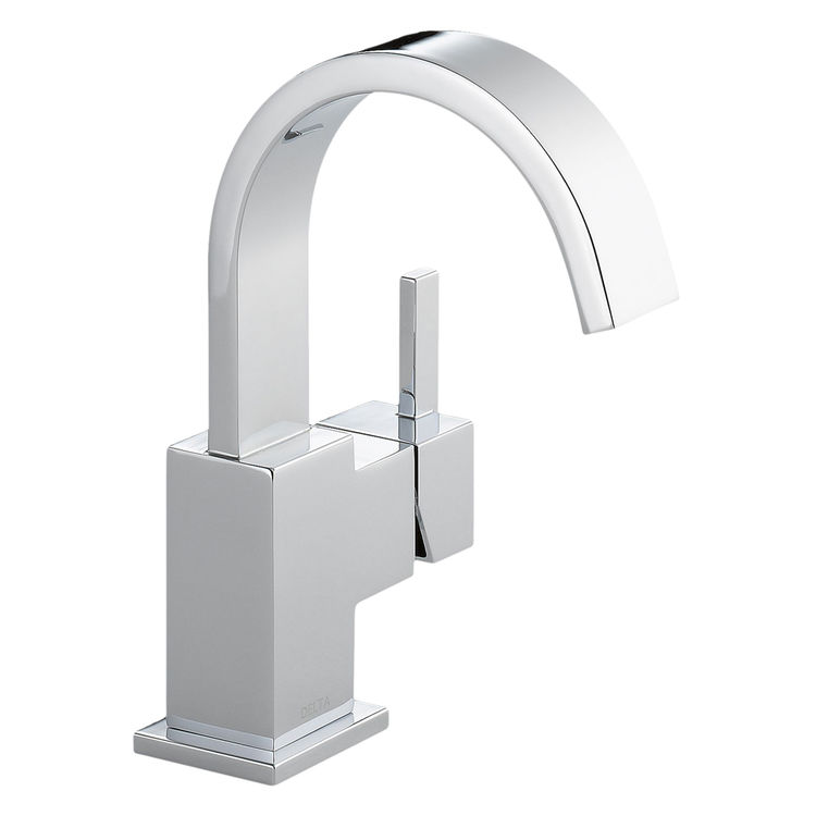 Delta 553LF-GPM Delta 553LF-GPM Vero Chrome One Handle Bathroom Faucet