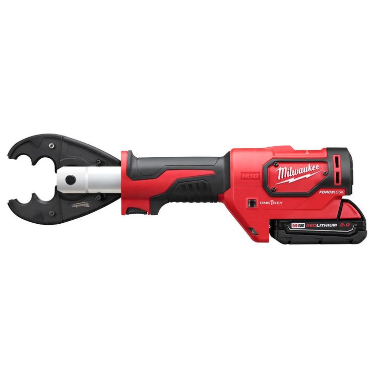Milwaukee 2678-22O Milwaukee 2678-22O M18 Force Logic 6T Utility Crimping Kit with D3 Grooves and Fixed O Die