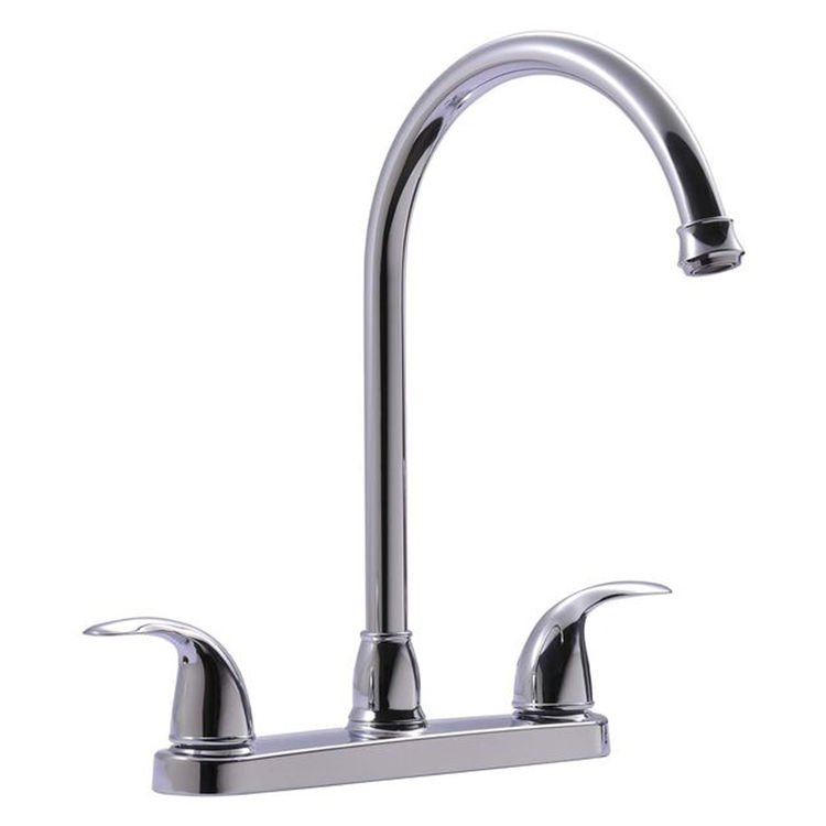 Ultra Faucets UF21000 Ultra Faucets UF21000 Chrome Vantage Two Handle Kitchen Faucet