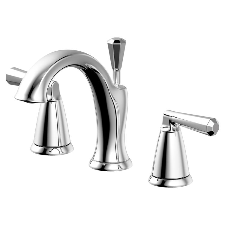 Ultra Faucets UF55710 Ultra Faucets UF55710 Chrome Z Two Handle Widespread Lavatory Faucet