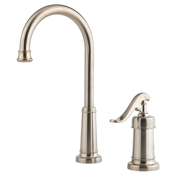 Pfister Lg72 Yp2k Brushed Nickel Ashfield One Handle Bar And Prep