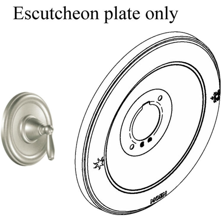 Moen 131108BN Moen 131108BN Part Shower Escutcheon StainLess