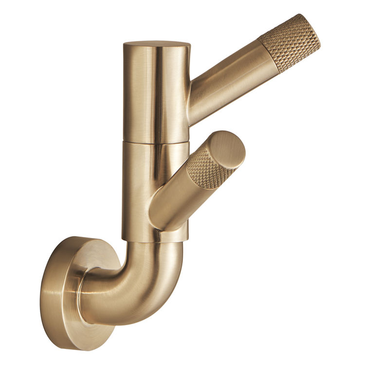 Brizo 693537 Gl Luxe Gold Double Robe Hook Brizo 693537 Gl Luxe Gold Double Robe Hook