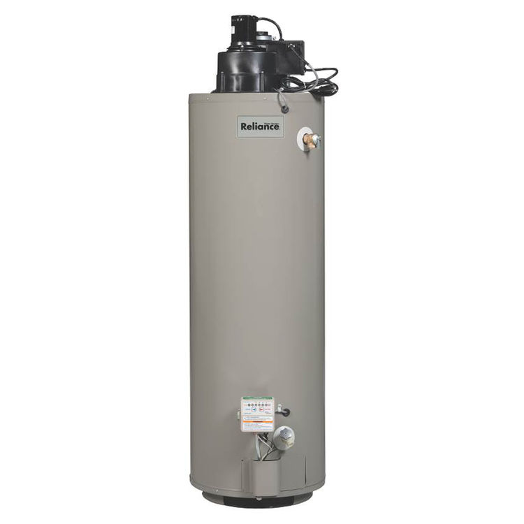 Reliance 6 50 HRVIT Reliance 6 50 HRVIT Power Vent Gas Water Heater, 50000 BTU Heating, 96 gph, Propane, 50 gal Tank