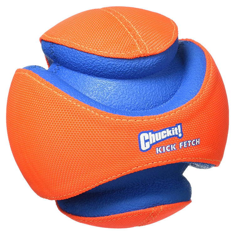 Aspen Pet 251101 Chuckit Dog Toys, Kick Fetch, Small PlumbersStock