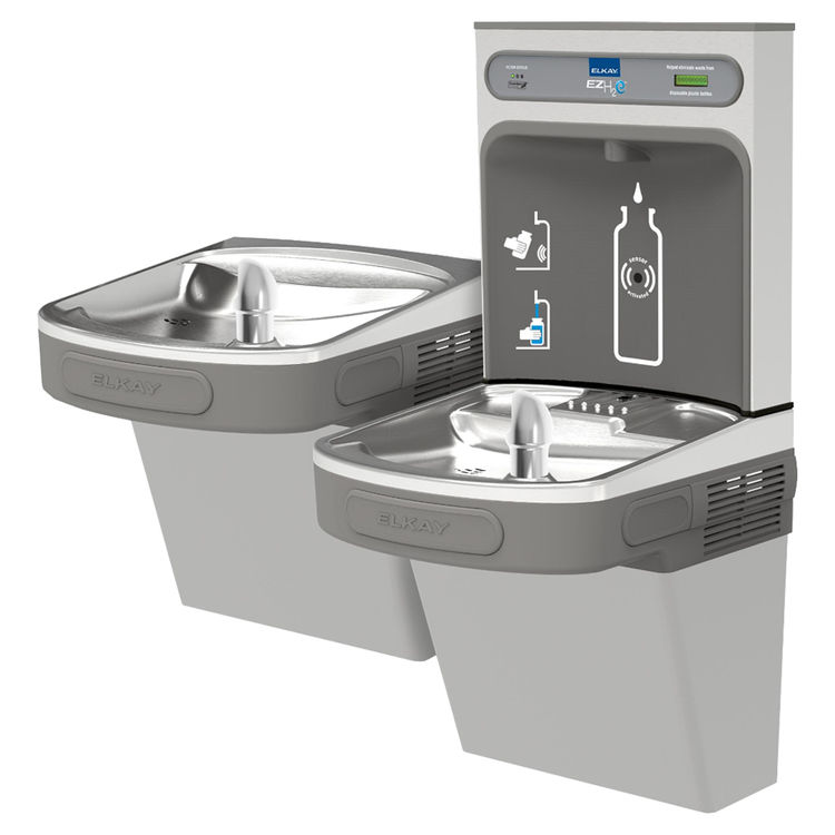 Elkay LZSTLDDWSVRLK Elkay LZSTLDDWSVRLK Bi-Level Station Filler Kit, Gray