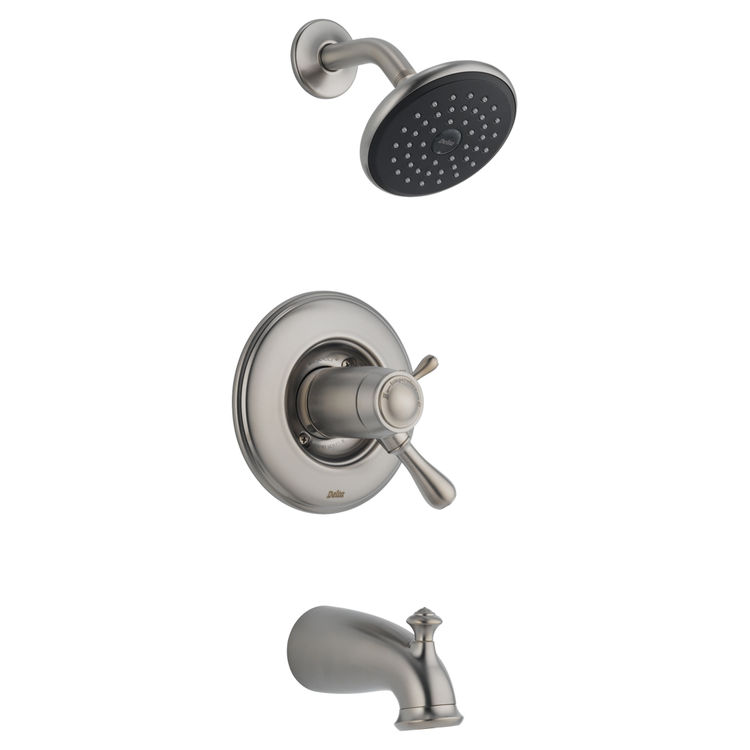 Delta T17T478-SS Delta T17T478-SS Leland TempAssure 17T Series Tub and Shower Trim (Stainless)
