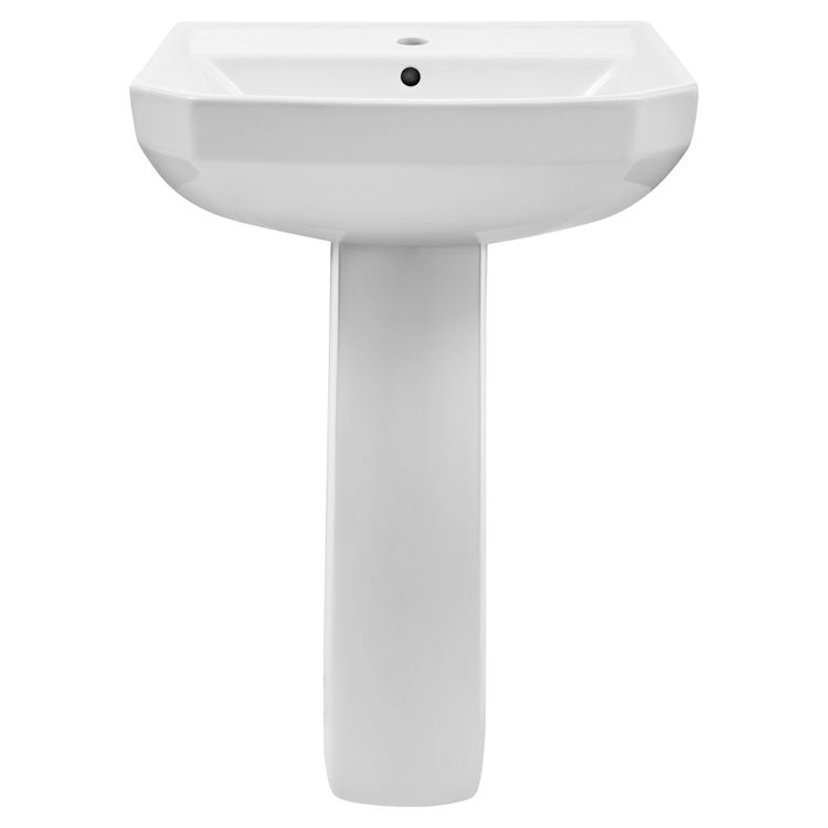 Gerber 23561 Viper Single Hole Petite Pedestal Bathroom Sink