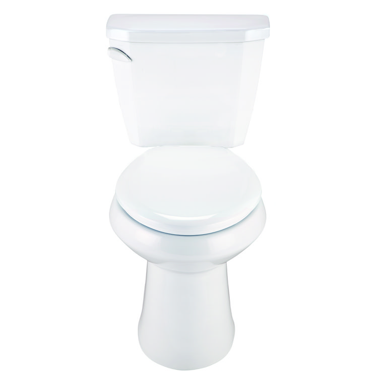 gerber vp 21 viper white two piece elongated ergoheight toilet
