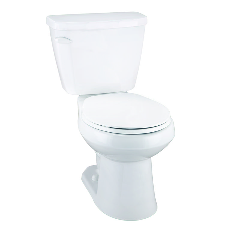 Gerber WS21502 Viper 1.28 gpf 12" RoughIn TwoPiece Round Front Toilet
