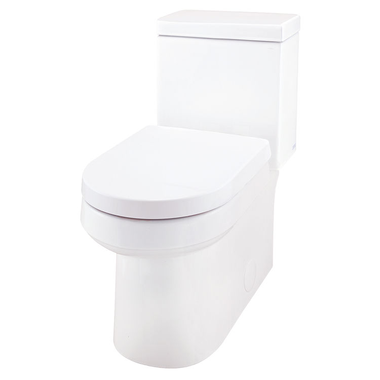 Gerber 21221 Wicker Park OnePiece Elongated ErgoHeight Toilet, 1.28