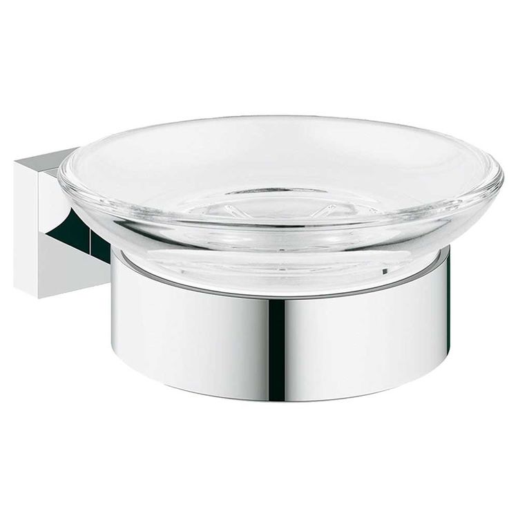 Grohe 40754001 Grohe 40754001 Essentials Soap Dish with Holder, Starlight Chrome