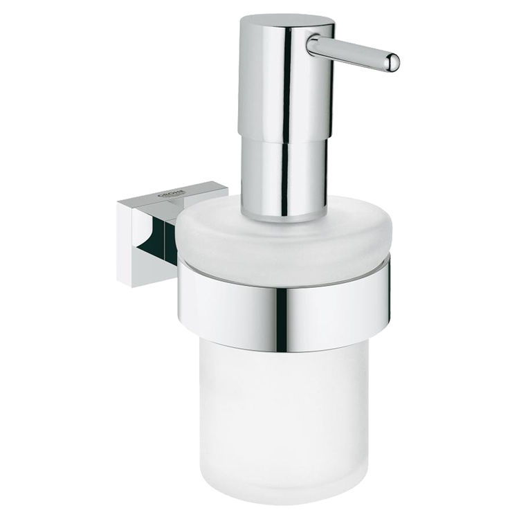 Grohe 40756001 Grohe 40756001 Essentials Soap Dispenser with Holder, Starlight Chrome