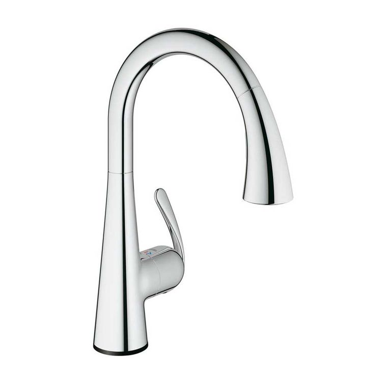 Grohe 30205001 Grohe 30205001 Ladylux Touch Electronic Single Handle Kitchen Faucet - StarLight Chrome