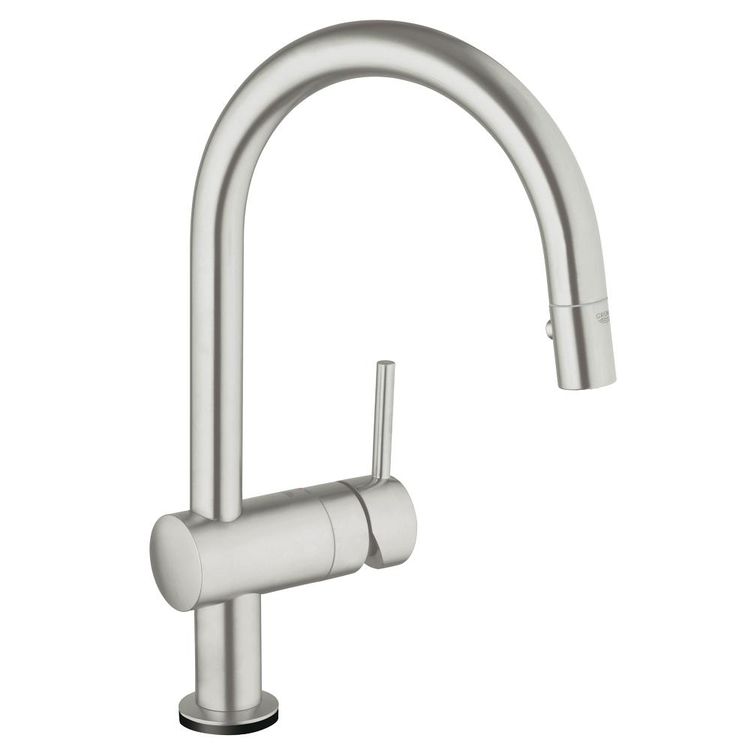 Ontkennen Gangster Observatie Grohe Minta Touch Single-Handle Kitchen Faucet, SuperSteel Infinity Finish  - 31359DC1