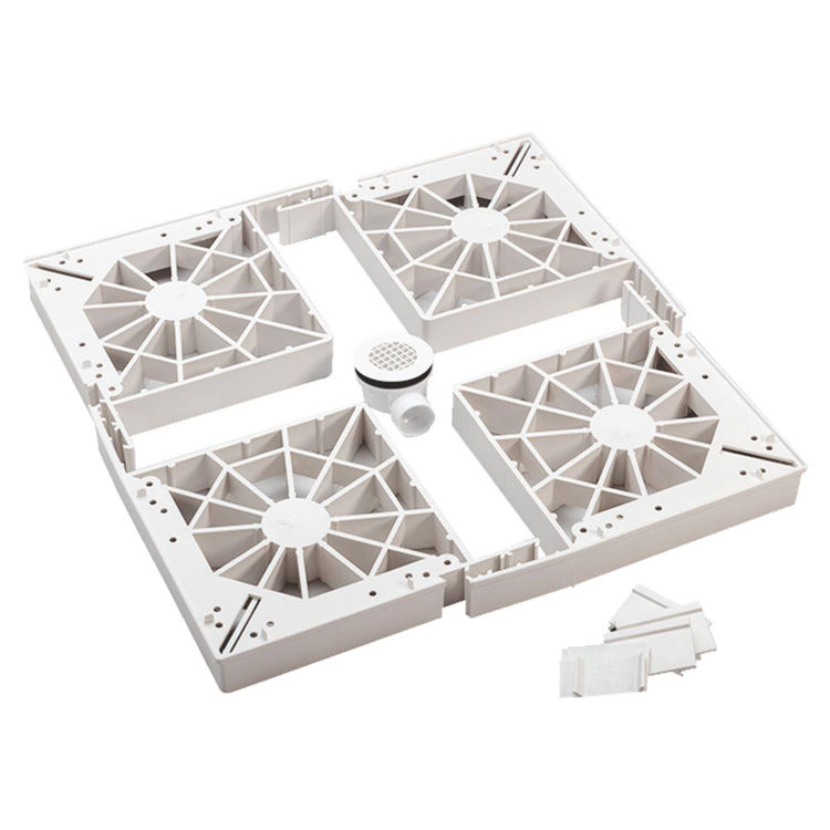 Mustee 86.500 Extended Base Kit for Durastall Shower Stalls