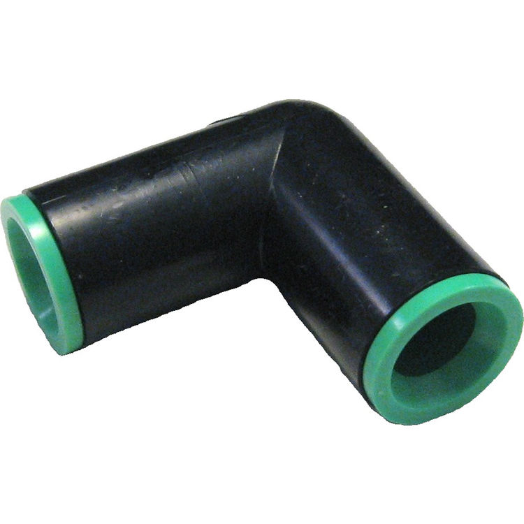 Raindrip 367G00UB NonThreaded Tubing Elbow With Green Compression Ring