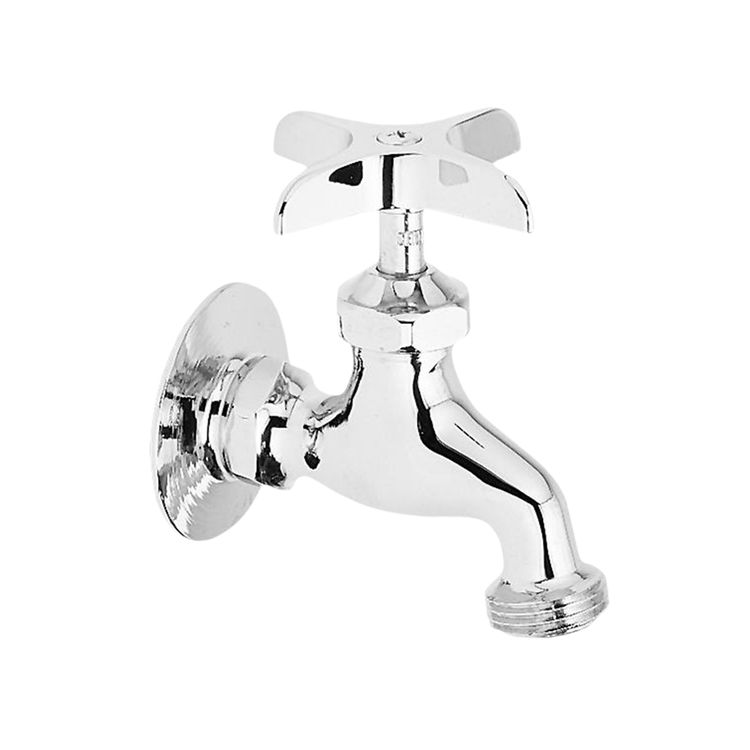 Elkay LK69CH Single Hole Wall Mount Commercial Service Sink Faucet, Chrome