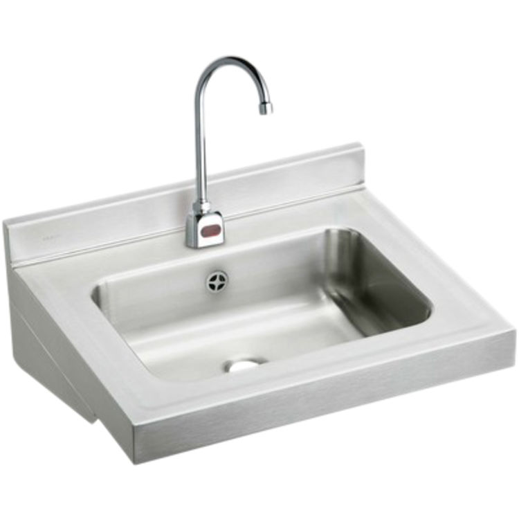 Elkay ELVWO2219SBTMC Elkay ELVWO2219SBTMC  Wall-Mounted Sink/Sensor Faucet Package