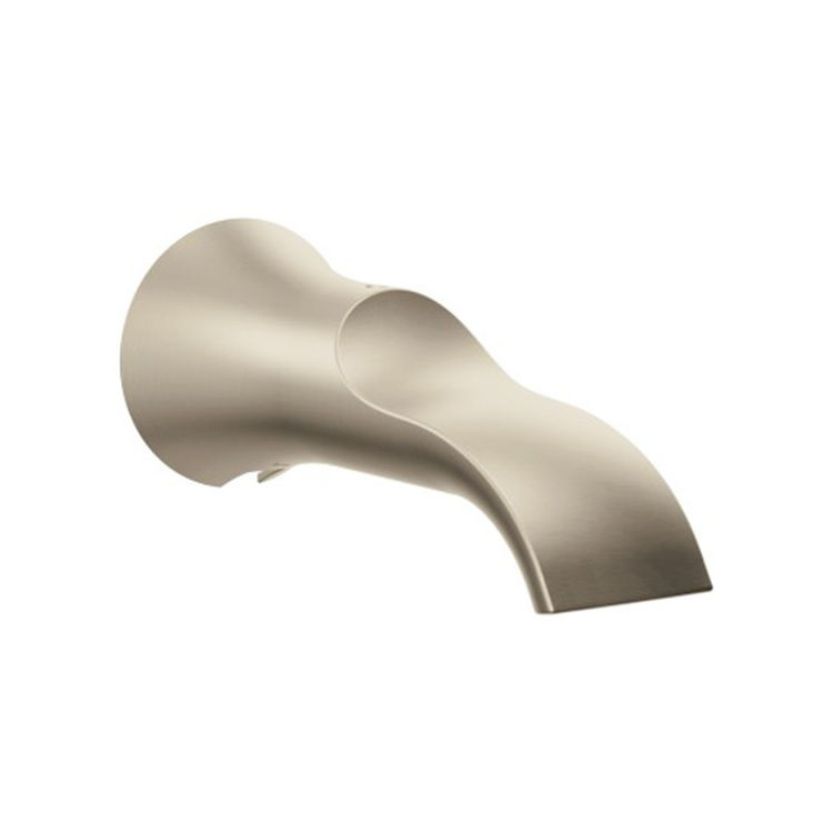 Moen S3836bn Doux Non Diverter Slip Fit Tub Spout Brushed Nickel