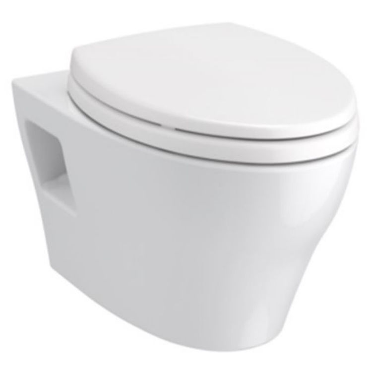 Toto CT428CFGT40#01 TOTO EP Wall-Hung Toilet Bowl - 1.28 GPF/0.9 GPF,CT428CFGT40#01 - Cotton