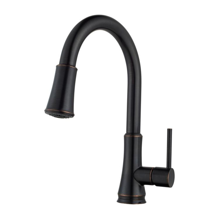 Pfister G529-PF2Y Pfirst One-Handle Pulldown Kitchen Faucet, Tuscan Bronze