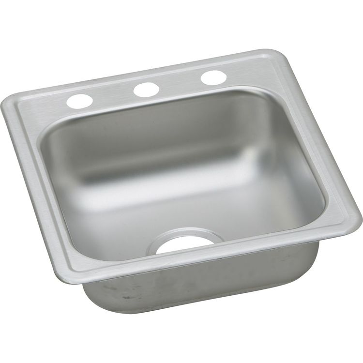 American Standard 12SB.171700.073 Prevoir Luxury Undermount 17-Inch Stainless Steel Single Bowl Kitchen Sink Brushed Satin 