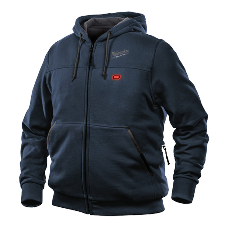 View 2 of Milwaukee 302BL-20XL Milwaukee M12 Heated Hoodie, Extra-Large, Blue - 302BL-20XL