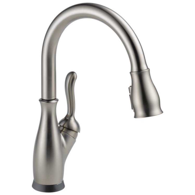 Delta 9178TV-SP-DST Delta Leland VoiceIQ Single Handle Pull-Down Faucet, Spotshield Stainless - 9178TV-SP-DST